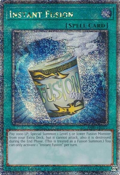 Instant Fusion (Quarter Century Secret Rare) (RA03-EN171) [Quarter Century Bonanza]