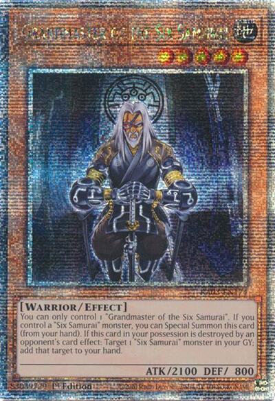 Grandmaster of the Six Samurai (Quarter Century Secret Rare) (RA03-EN174) [Quarter Century Bonanza]