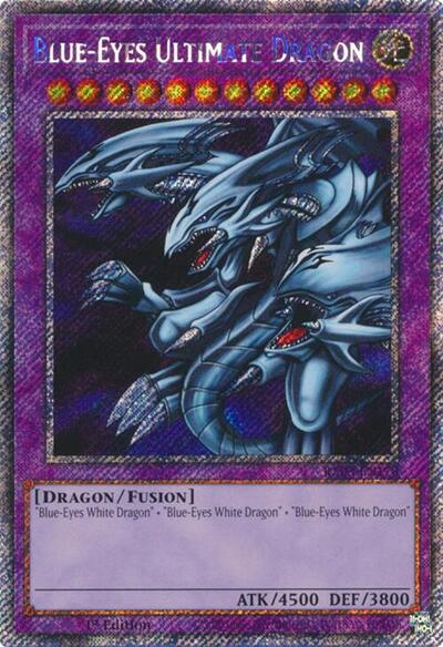 Blue-Eyes Ultimate Dragon (Platinum Secret Rare) (RA03-EN178) [Quarter Century Bonanza]