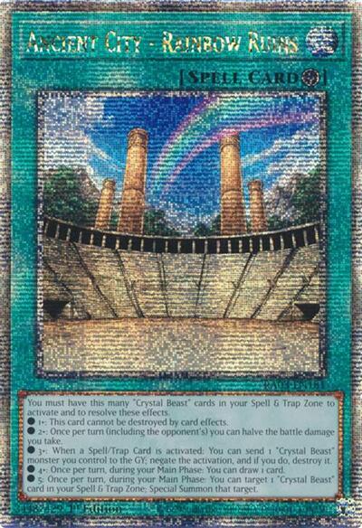 Ancient City - Rainbow Ruins (Quarter Century Secret Rare) (RA03-EN181) [Quarter Century Bonanza]