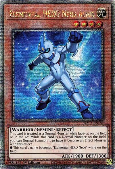 Elemental HERO Neos Alius (Quarter Century Secret Rare) (RA03-EN184) [Quarter Century Bonanza]