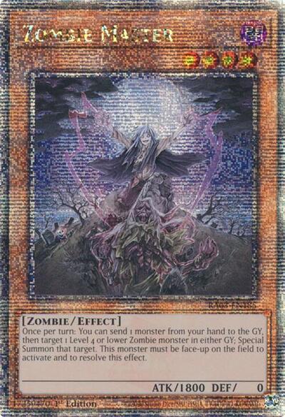 Zombie Master (Quarter Century Secret Rare) (RA03-EN185) [Quarter Century Bonanza]