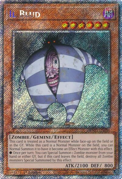 Il Blud (Platinum Secret Rare) (RA03-EN186) [Quarter Century Bonanza]