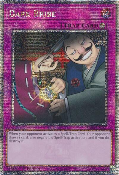 Dark Bribe (Quarter Century Secret Rare) (RA03-EN187) [Quarter Century Bonanza]
