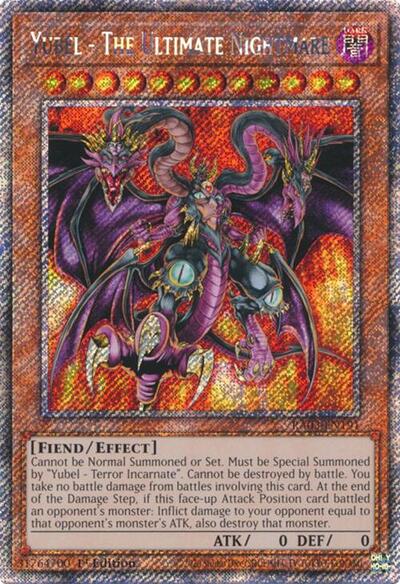 Yubel - The Ultimate Nightmare (Platinum Secret Rare) (RA03-EN191) [Quarter Century Bonanza]