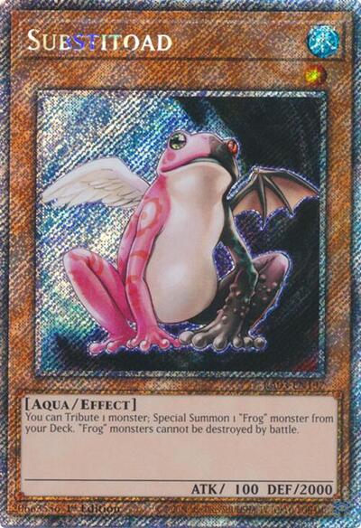 Substitoad (Platinum Secret Rare) (RA03-EN197) [Quarter Century Bonanza]