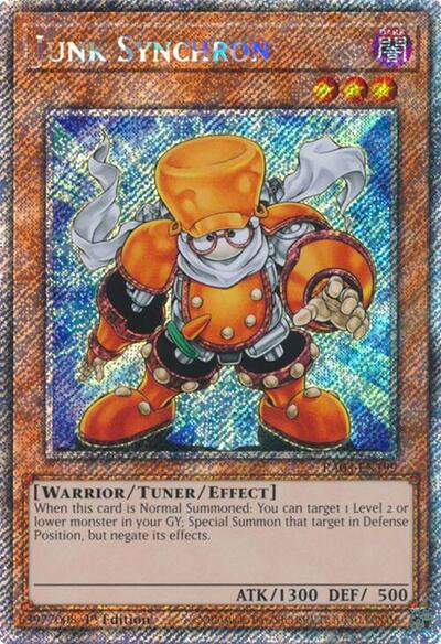 Junk Synchron (Platinum Secret Rare) (RA03-EN199) [Quarter Century Bonanza]