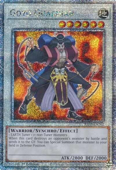 Goyo Guardian (Quarter Century Secret Rare) (RA03-EN202) [Quarter Century Bonanza]