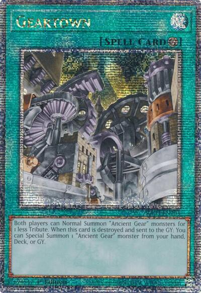 Geartown (Quarter Century Secret Rare) (RA03-EN203) [Quarter Century Bonanza]