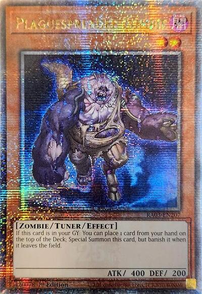 Plaguespreader Zombie (Quarter Century Secret Rare) (RA03-EN207) [Quarter Century Bonanza]