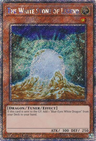 The White Stone of Legend (Platinum Secret Rare) (RA03-EN208) [Quarter Century Bonanza]
