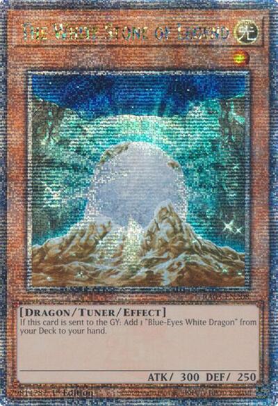 The White Stone of Legend (Quarter Century Secret Rare) (RA03-EN208) [Quarter Century Bonanza]
