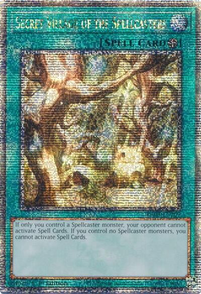 Secret Village of the Spellcasters (Quarter Century Secret Rare) (RA03-EN209) [Quarter Century Bonanza]