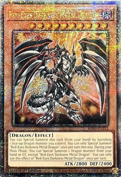 Red-Eyes Darkness Metal Dragon (Quarter Century Secret Rare) (RA03-EN212) [Quarter Century Bonanza]