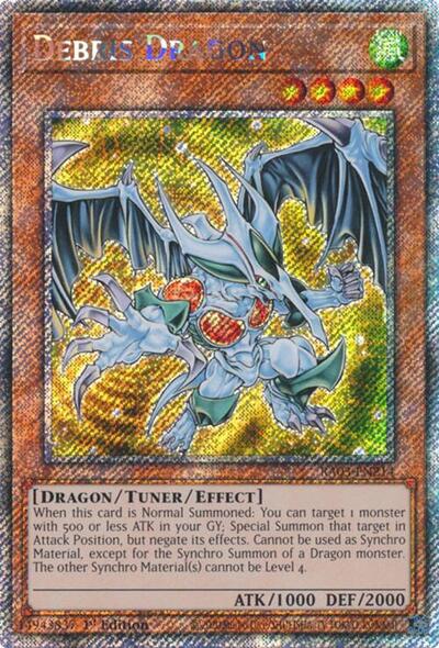 Debris Dragon (Platinum Secret Rare) (RA03-EN214) [Quarter Century Bonanza]