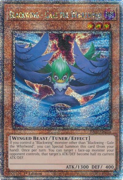 Blackwing - Gale the Whirlwind (Quarter Century Secret Rare) (RA03-EN215) [Quarter Century Bonanza]