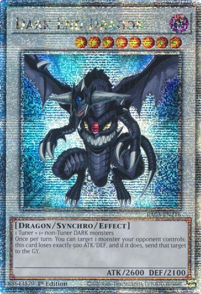 Dark End Dragon (Quarter Century Secret Rare) (RA03-EN216) [Quarter Century Bonanza]