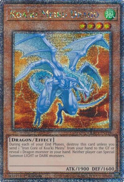 Koa'ki Meiru Drago (Quarter Century Secret Rare) (RA03-EN218) [Quarter Century Bonanza]
