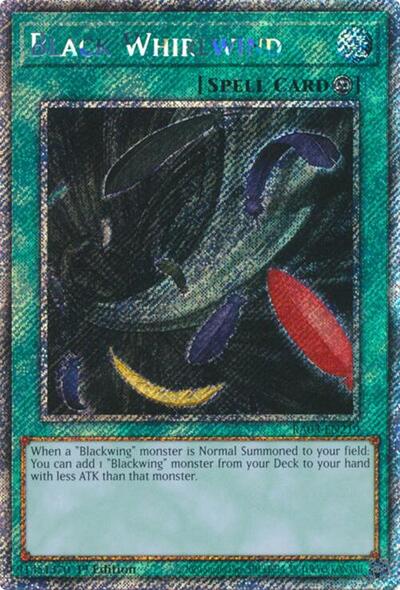 Black Whirlwind (Platinum Secret Rare) (RA03-EN219) [Quarter Century Bonanza]