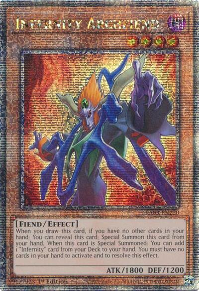 Infernity Archfiend (Quarter Century Secret Rare) (RA03-EN220) [Quarter Century Bonanza]