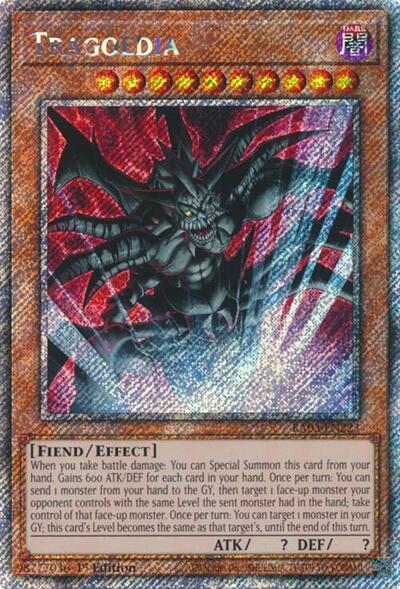Tragoedia (Platinum Secret Rare) (RA03-EN223) [Quarter Century Bonanza]