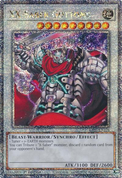 XX-Saber Gottoms (Quarter Century Secret Rare) (RA03-EN226) [Quarter Century Bonanza]