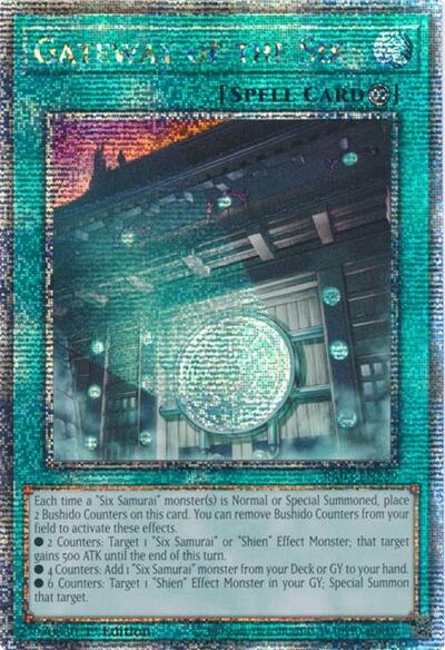 Gateway of the Six (Quarter Century Secret Rare) (RA03-EN229) [Quarter Century Bonanza]