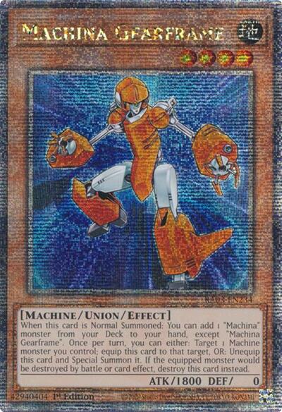 Machina Gearframe (Quarter Century Secret Rare) (RA03-EN234) [Quarter Century Bonanza]