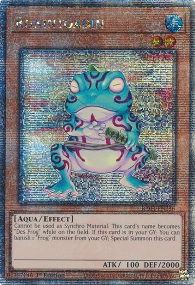Ronintoadin (Quarter Century Secret Rare) (RA03-EN236) [Quarter Century Bonanza]