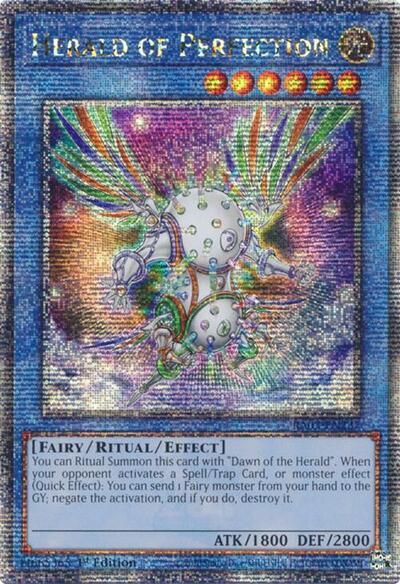 Herald of Perfection (Quarter Century Secret Rare) (RA03-EN237) [Quarter Century Bonanza]