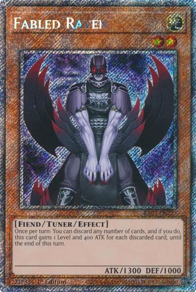 Fabled Raven (Platinum Secret Rare) (RA03-EN239) [Quarter Century Bonanza]