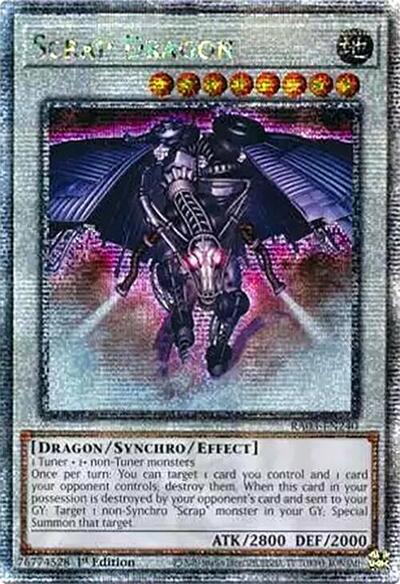 Scrap Dragon (Quarter Century Secret Rare) (RA03-EN240) [Quarter Century Bonanza]