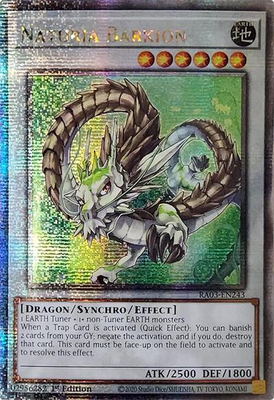 Naturia Barkion (Quarter Century Secret Rare) (RA03-EN243) [Quarter Century Bonanza]