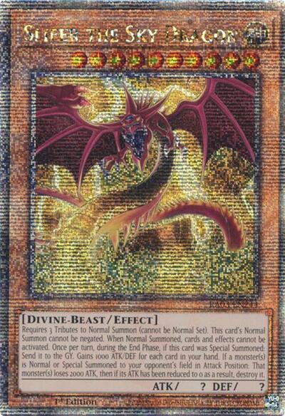 Slifer the Sky Dragon (Quarter Century Secret Rare) (RA03-EN244) [Quarter Century Bonanza]