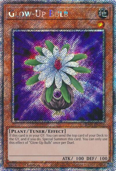 Glow-Up Bulb (Platinum Secret Rare) (RA03-EN245) [Quarter Century Bonanza]