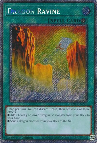 Dragon Ravine (Platinum Secret Rare) (RA03-EN248) [Quarter Century Bonanza]