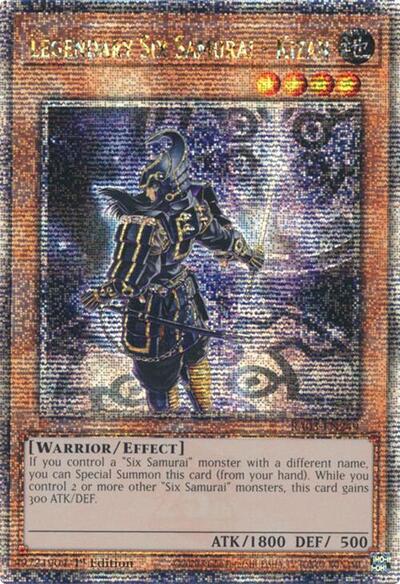 Legendary Six Samurai - Kizan (Quarter Century Secret Rare) (RA03-EN249) [Quarter Century Bonanza]