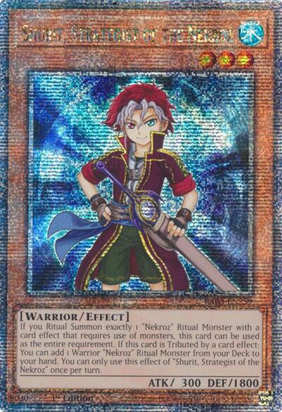 Shurit, Strategist of the Nekroz (Quarter Century Secret Rare) (RA03-EN259) [Quarter Century Bonanza]