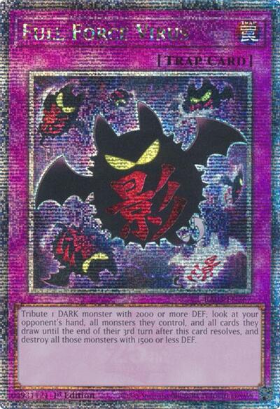 Full Force Virus (Quarter Century Secret Rare) (RA03-EN267) [Quarter Century Bonanza]