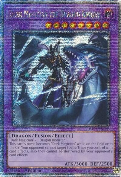 Dark Magician the Dragon Knight (Quarter Century Secret Rare) (RA03-EN268) [Quarter Century Bonanza]