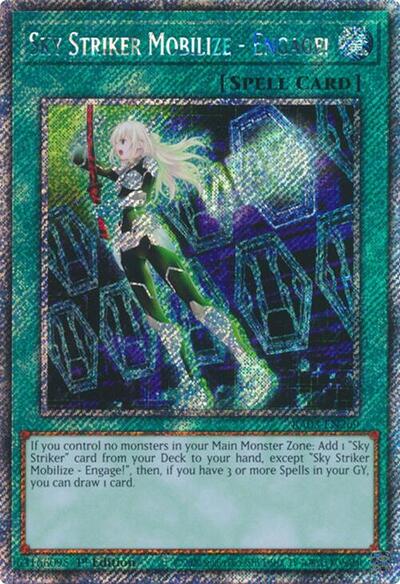 Sky Striker Mobilize - Engage! (Platinum Secret Rare) (RA03-EN269) [Quarter Century Bonanza]