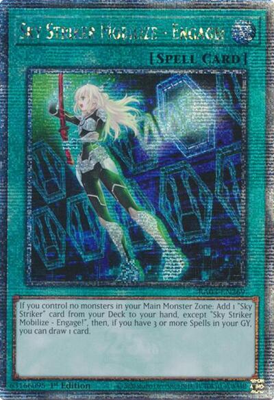 Sky Striker Mobilize - Engage! (Quarter Century Secret Rare) (RA03-EN269) [Quarter Century Bonanza]