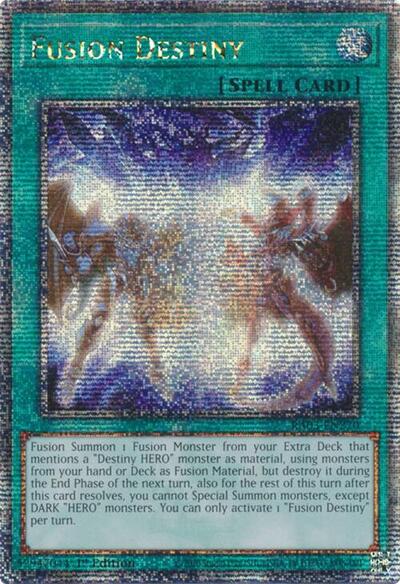 Fusion Destiny (Quarter Century Secret Rare) (RA03-EN270) [Quarter Century Bonanza]