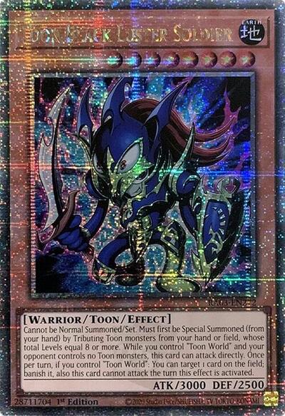 Toon Black Luster Soldier (Quarter Century Secret Rare) (RA03-EN272) [Quarter Century Bonanza]
