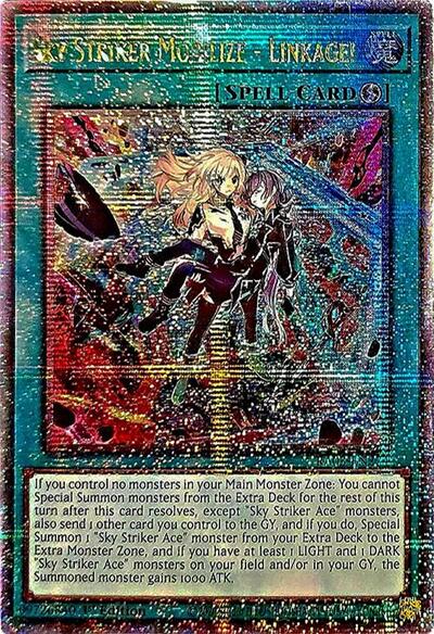 Sky Striker Mobilize - Linkage! (Quarter Century Secret Rare) (RA03-EN274) [Quarter Century Bonanza]