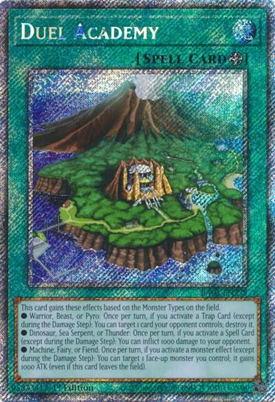 Duel Academy (Platinum Secret Rare) (RA03-EN275) [Quarter Century Bonanza]
