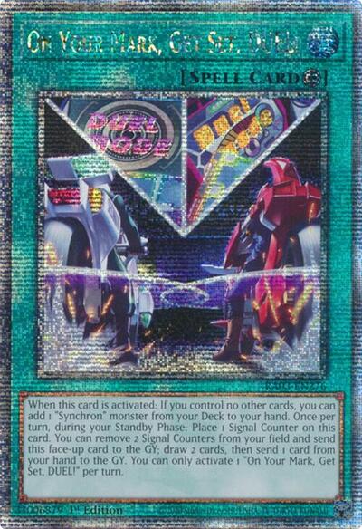 On Your Mark, Get Set, DUEL! (Quarter Century Secret Rare) (RA03-EN276) [Quarter Century Bonanza]