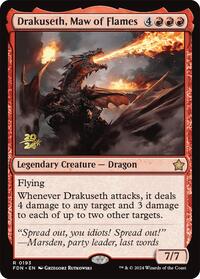 Drakuseth, Maw of Flames (FDN) (193) [Prerelease Cards]