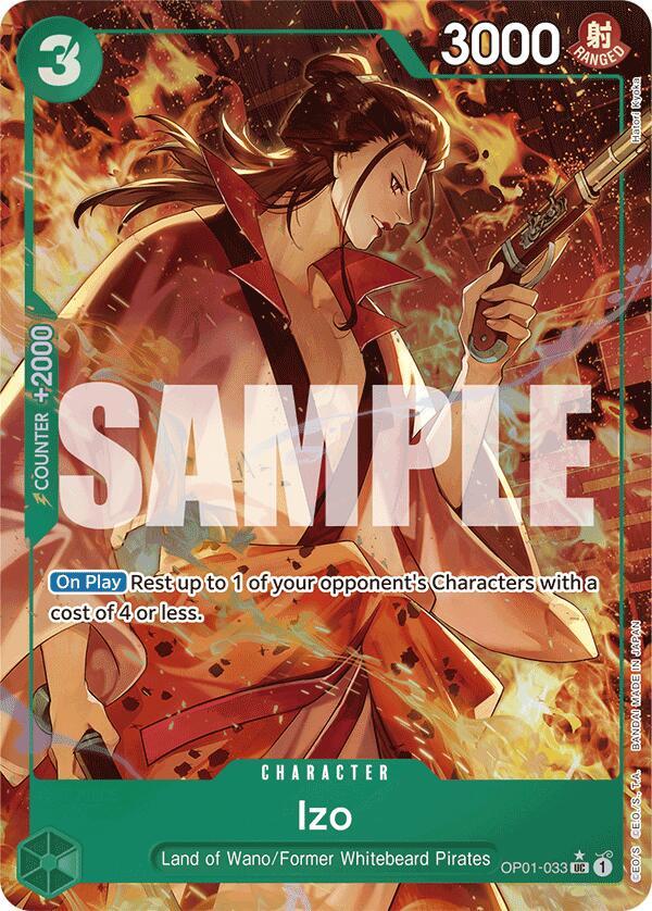 Izo (OP01-033) (Alternate Art) (OP01-033) [Premium Booster -The Best-]