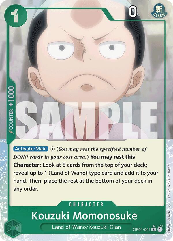 Kouzuki Momonosuke (Full Art) (OP01-041) [Premium Booster -The Best-]
